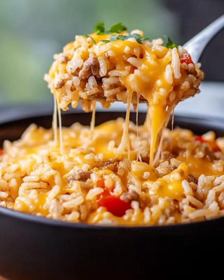 Cheesy Taco Rice