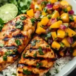 Honey Lime Chicken with Mango Salsa