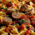 Italian Sausage Bow Tie Pasta