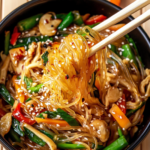 Korean Glass Noodle Stir-Fry