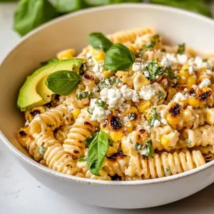 Creamy Street Corn Pasta Salad