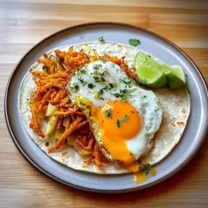 Crispy Potato, Egg & Cheese Taco