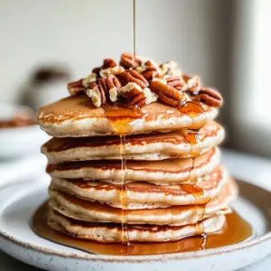 Fluffy Pecan Pancakes