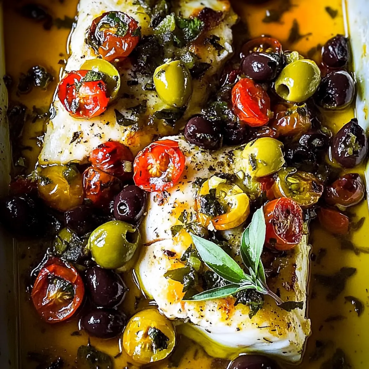 Mediterranean Baked Fish