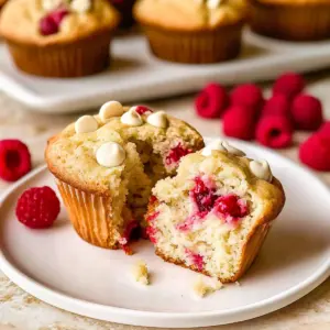 White Chocolate Raspberry Muffins