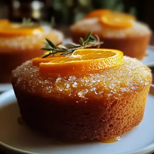 orange ginger honey cakes