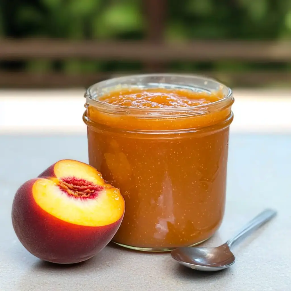 Homemade Crockpot Peach Butter