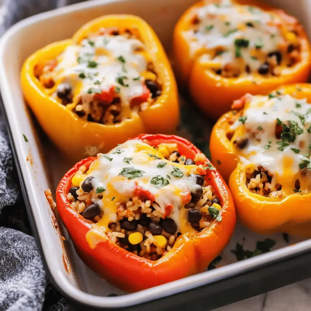 Vegetarian Stuffed Bell Peppers