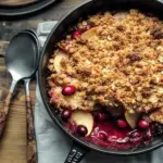 Apple Cranberry Crumble