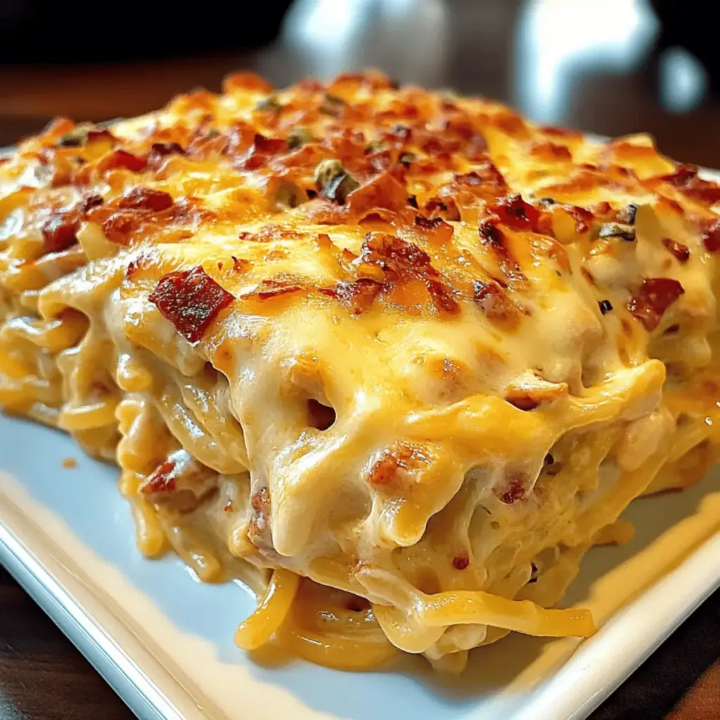 Spicy Southern Cheesy Chicken Spaghetti Casserole