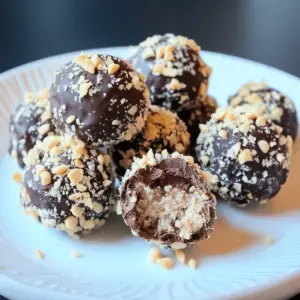 Healthy Chocolate Chickpea Truffles