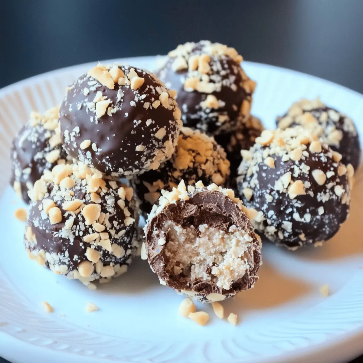 Healthy Chocolate Chickpea Truffles