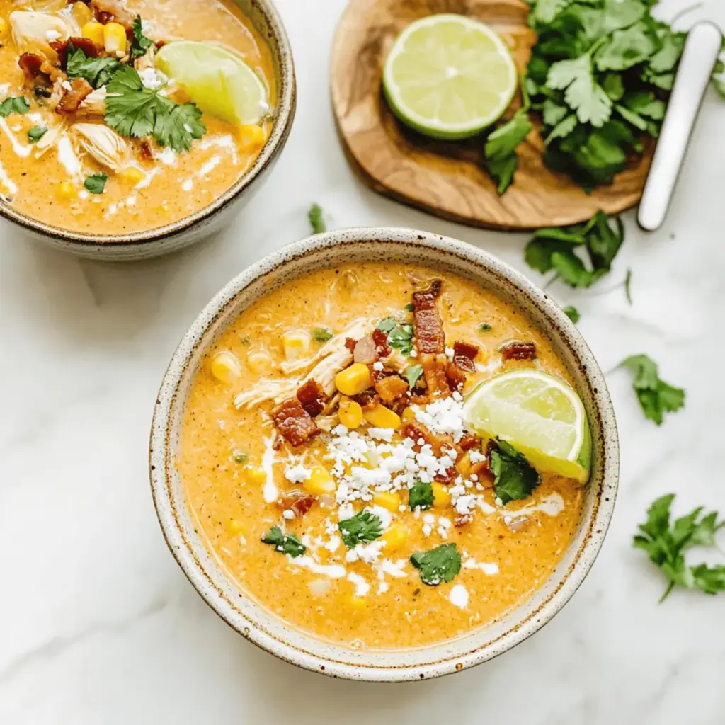 Slow Cooker Mexican Street Corn Soup
