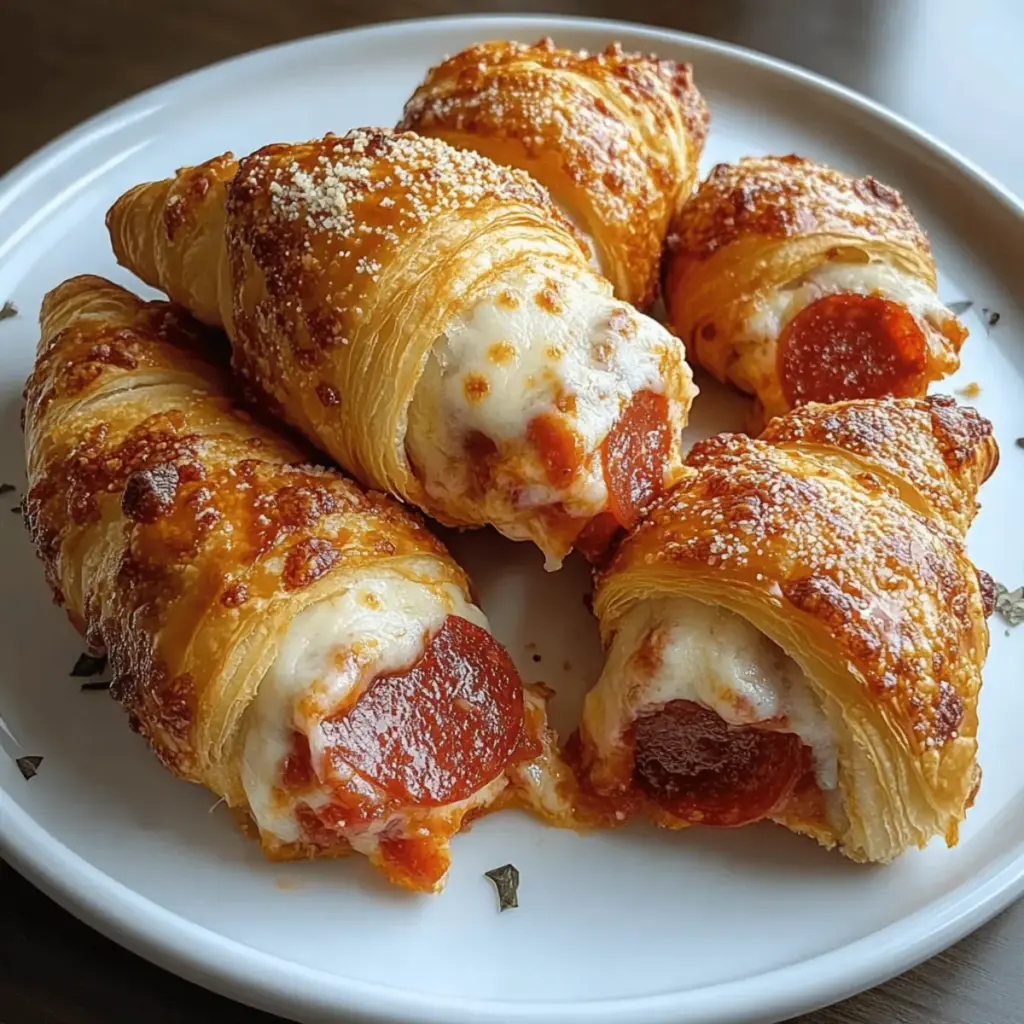 Mozzarella Pepperoni Croissant Rolls