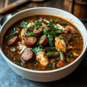 Cajun Chicken and Sausage Gumbo