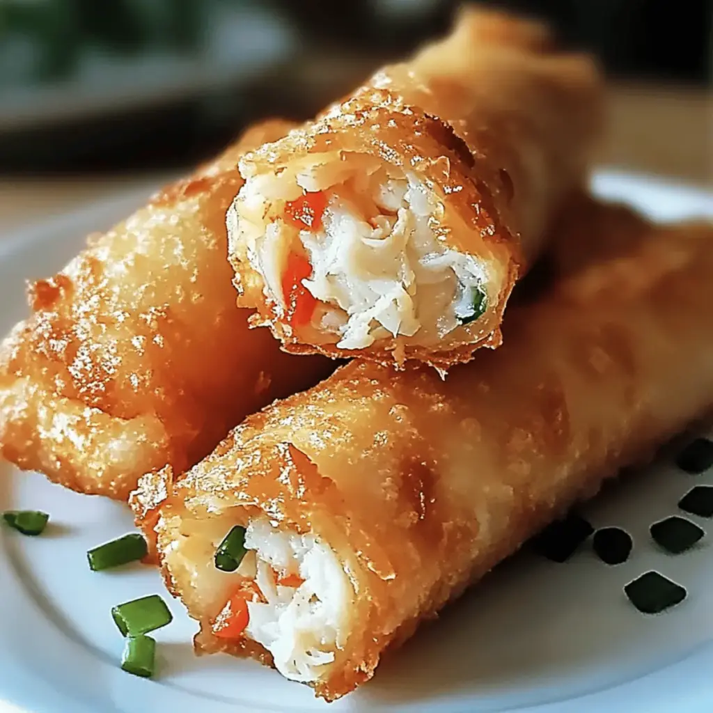 Crab Cake Egg Rolls