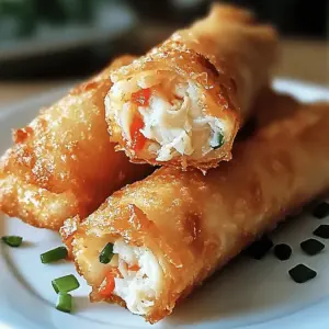 Crab Cake Egg Rolls