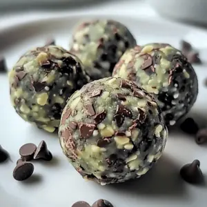 Mint Chocolate Chip Protein Balls