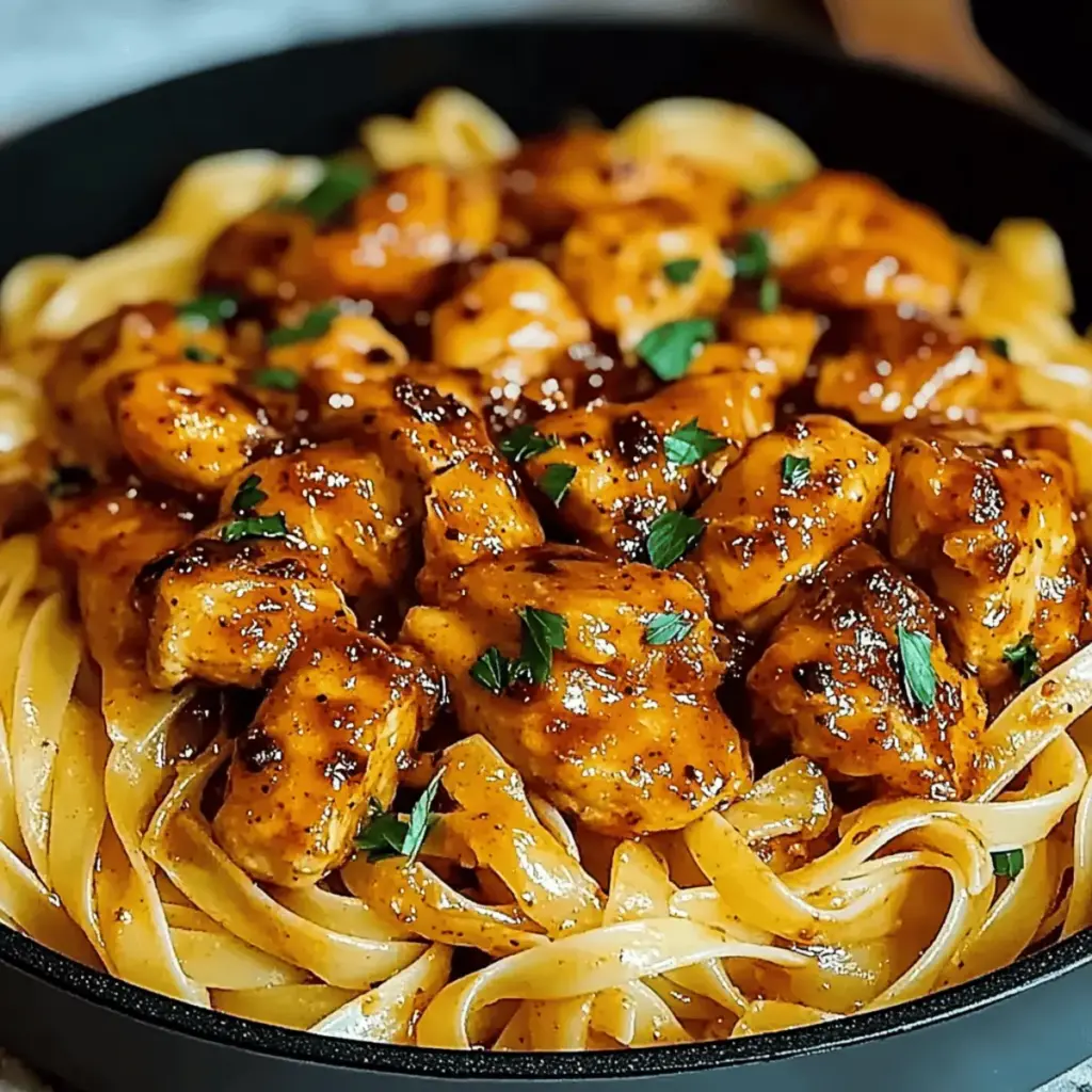 Spicy Cajun Honey Butter Chicken & Pasta