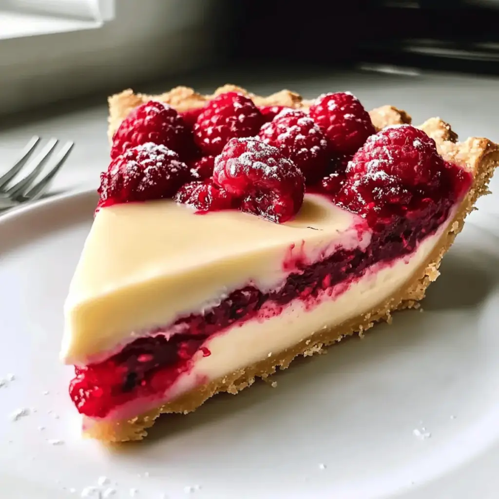 Vegan White Chocolate Raspberry Tart