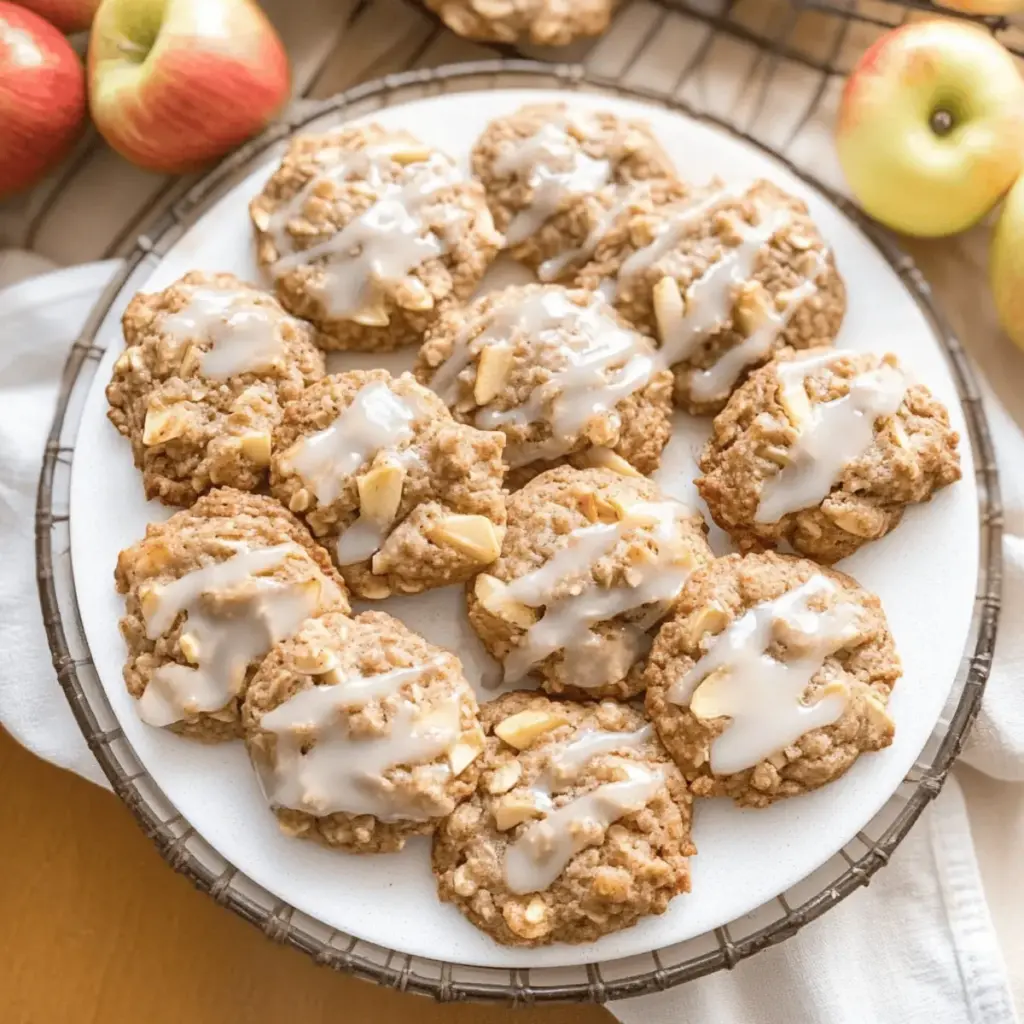 Apple Cinnamon Oatmeal Cookies