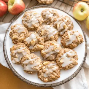 Apple Cinnamon Oatmeal Cookies