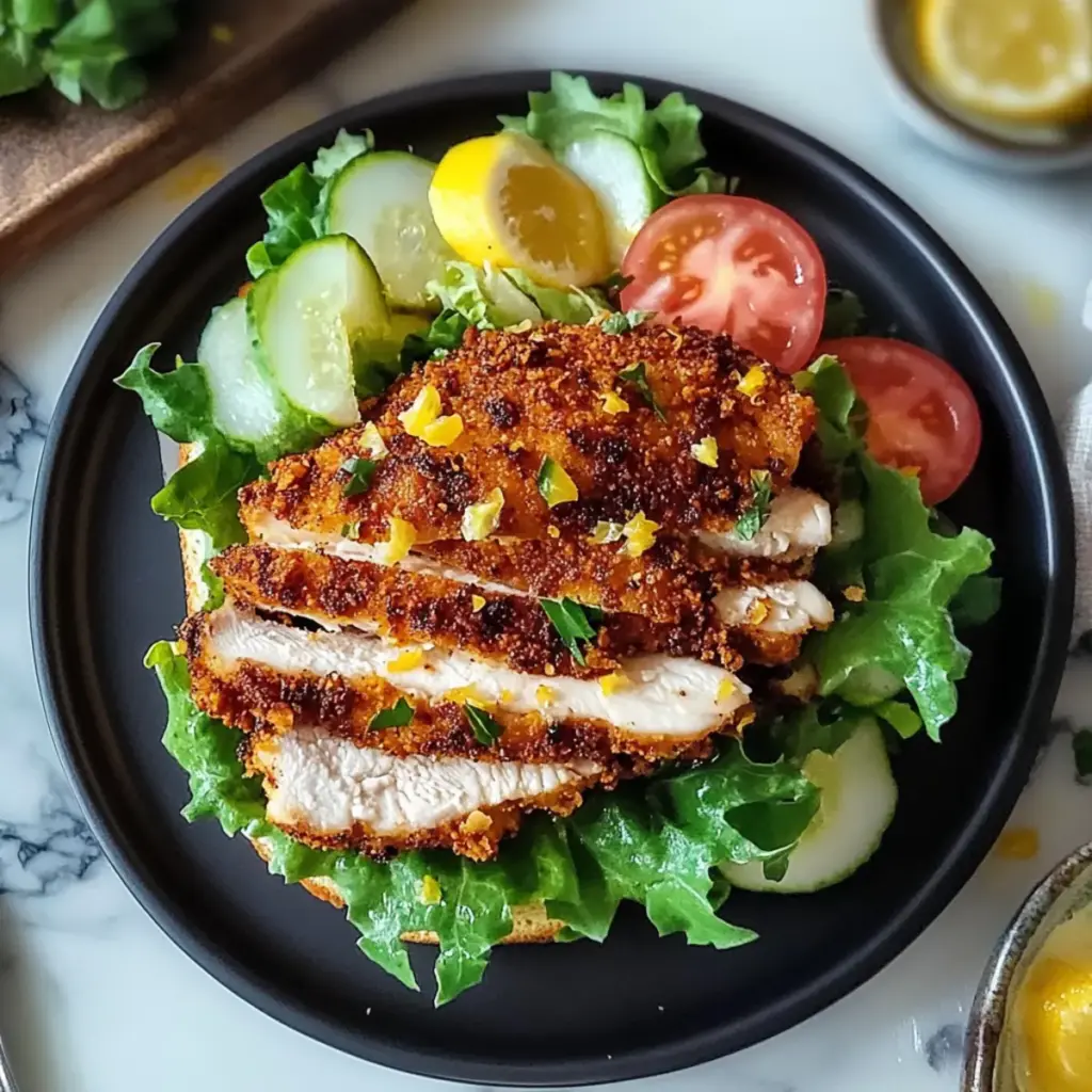 Crispy Lemon Pepper Chicken Sandwich
