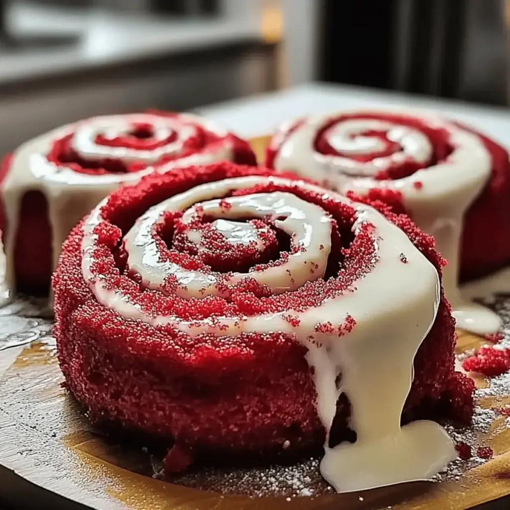 Red Velvet Cinnamon Rolls