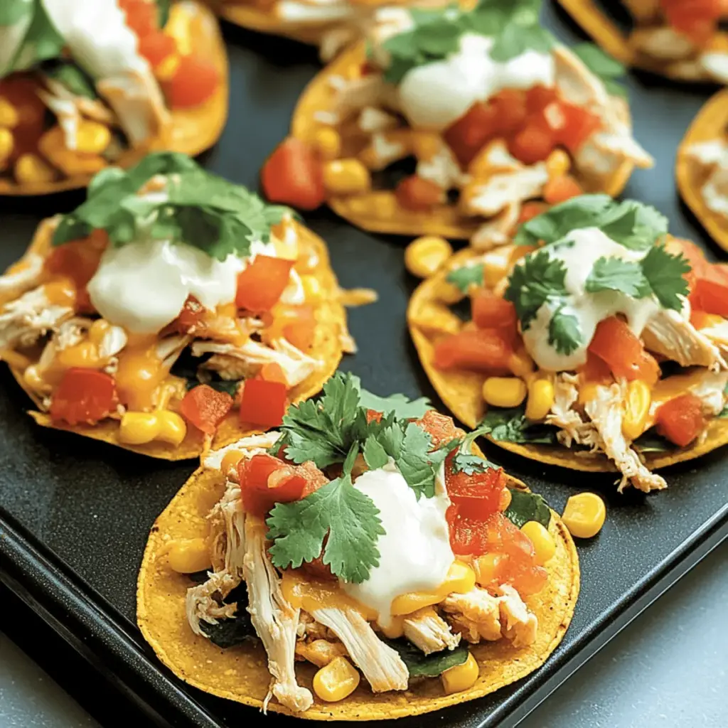 Mexican Rotisserie Chicken Tostadas