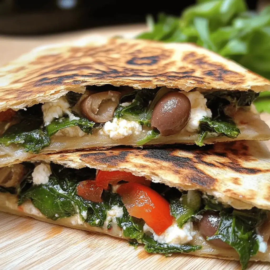 Mediterranean Quesadillas
