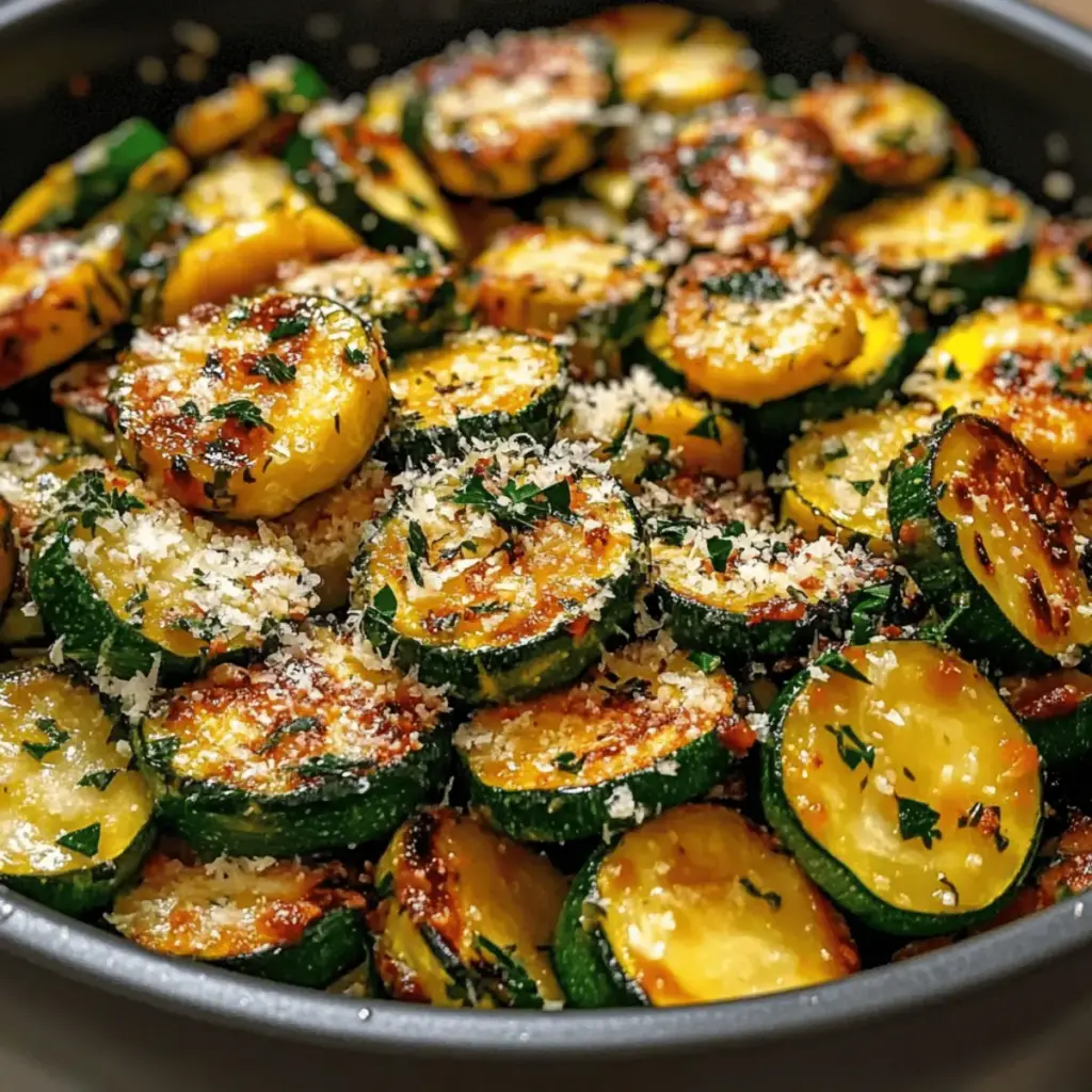 Garlic Parmesan Zucchini & Squash Medley