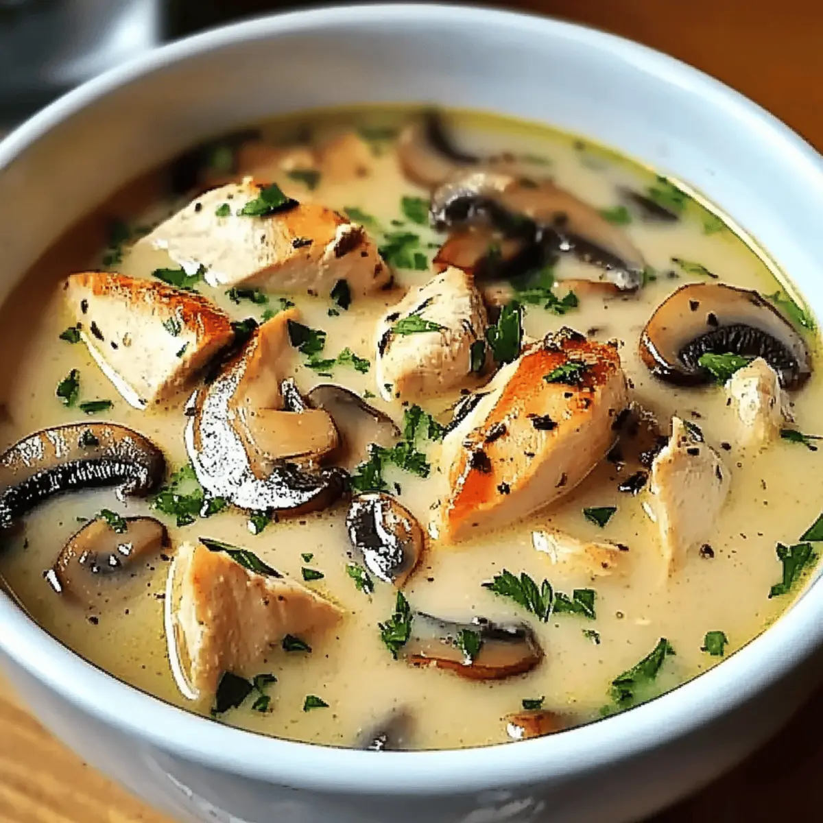Rotisserie Chicken Mushroom Soup