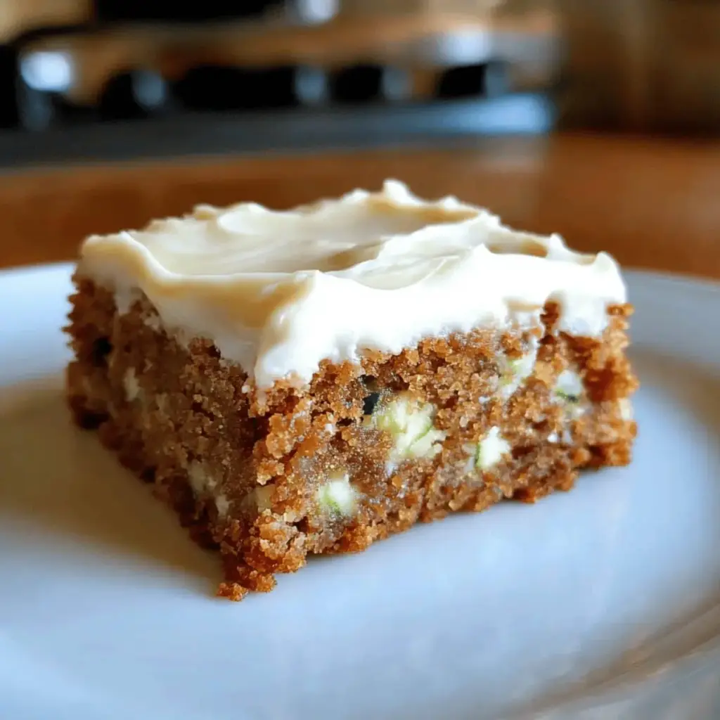 Frosted Zucchini Spice Bars