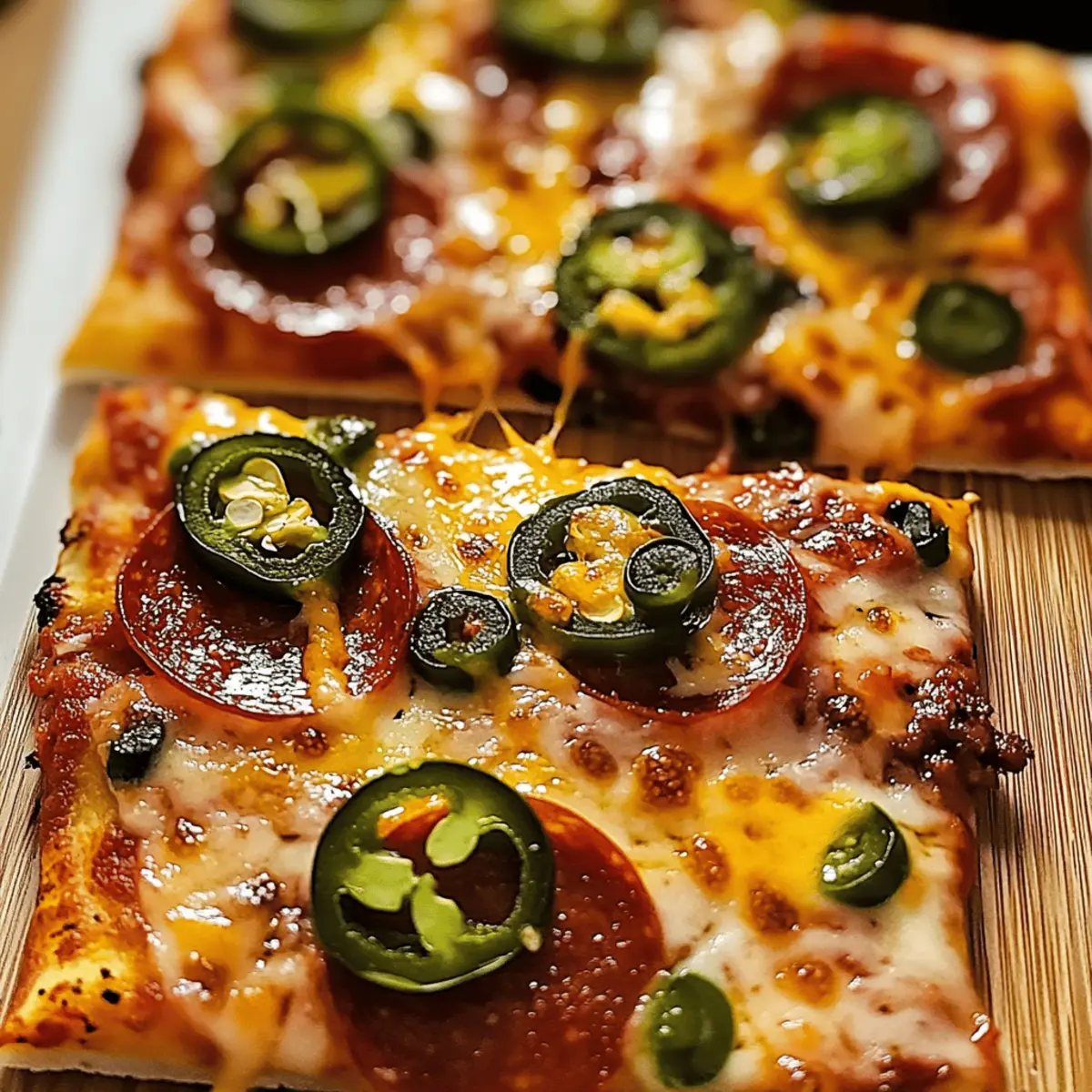 Hot Honey Flatbread Pizza