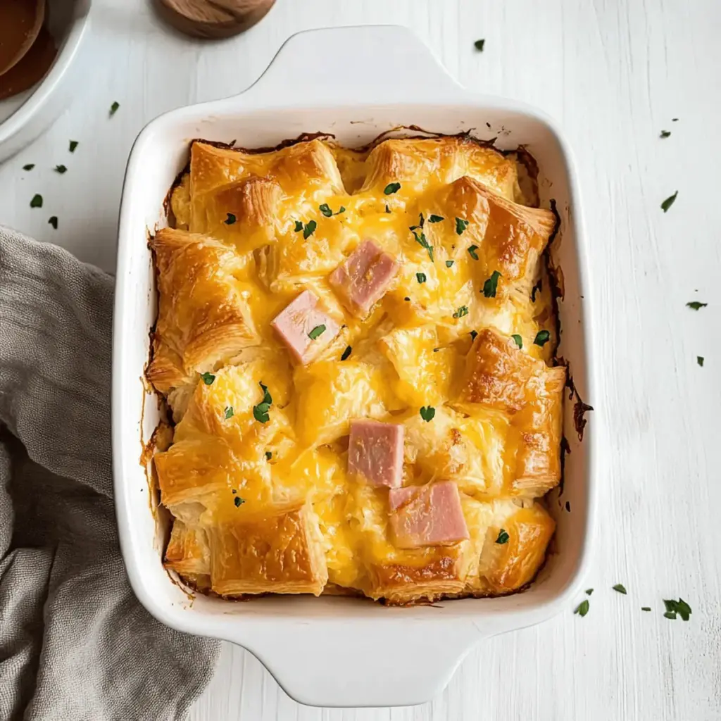 Croissant Breakfast Casserole