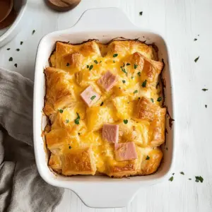 Croissant Breakfast Casserole