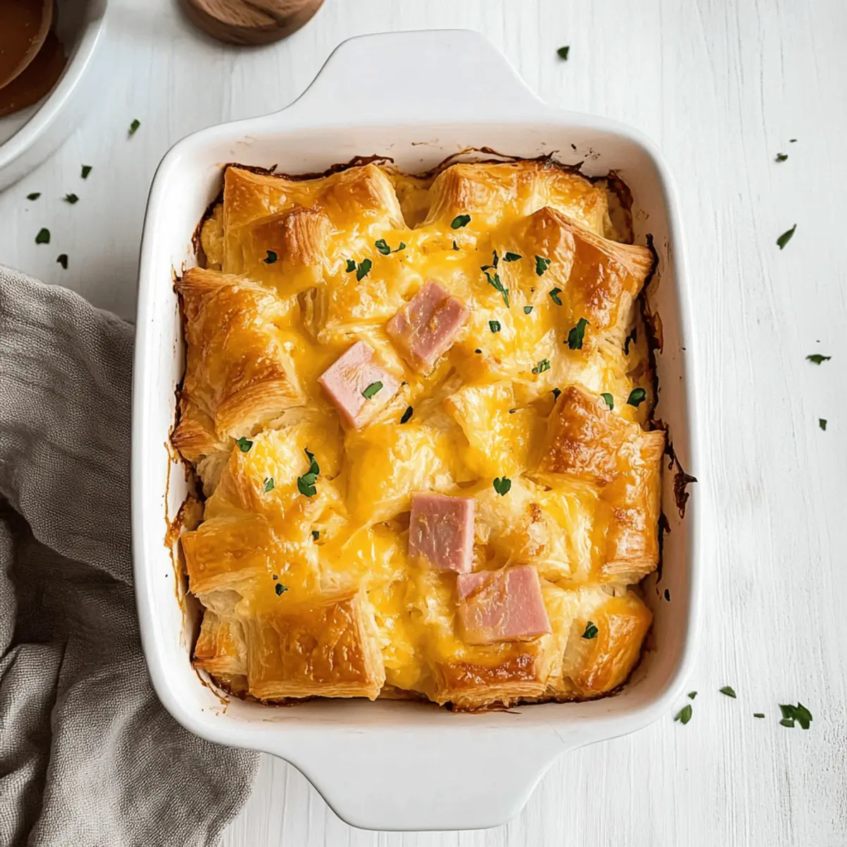 Croissant Breakfast Casserole