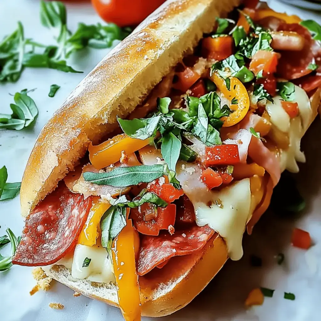 Baked Italian Grinder Sandwiches