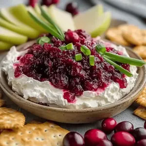 Classic Cranberry Cream Cheese Dip