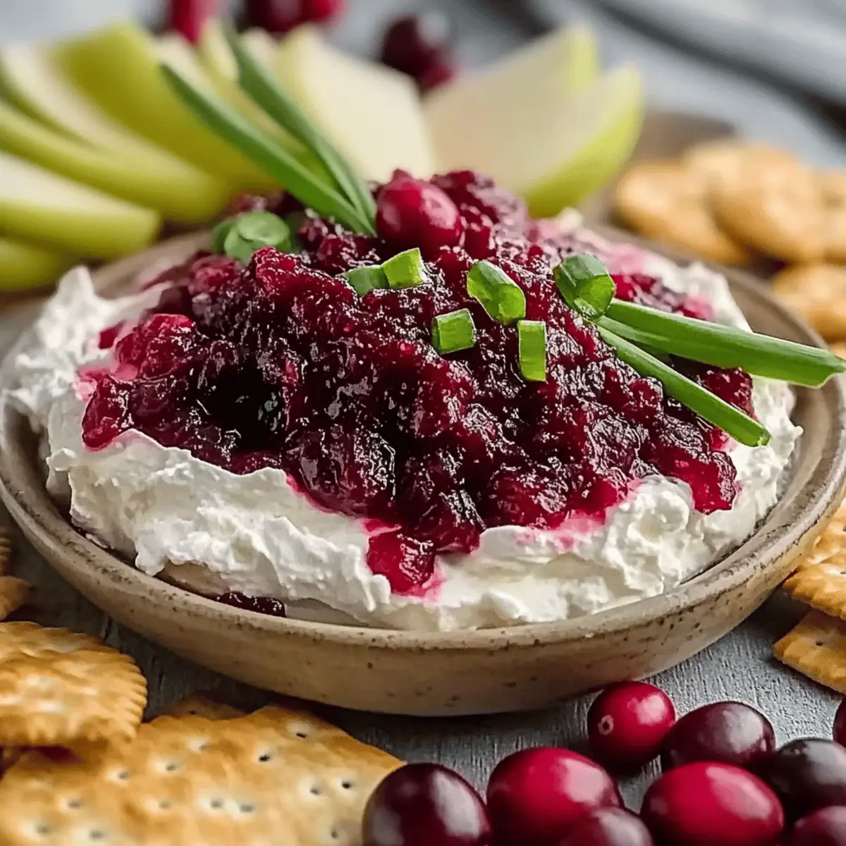 Classic Cranberry Cream Cheese Dip