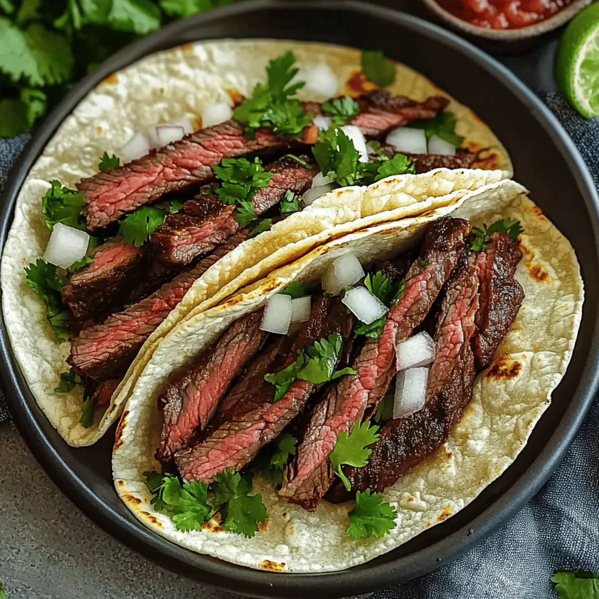 Skirt Steak Tacos