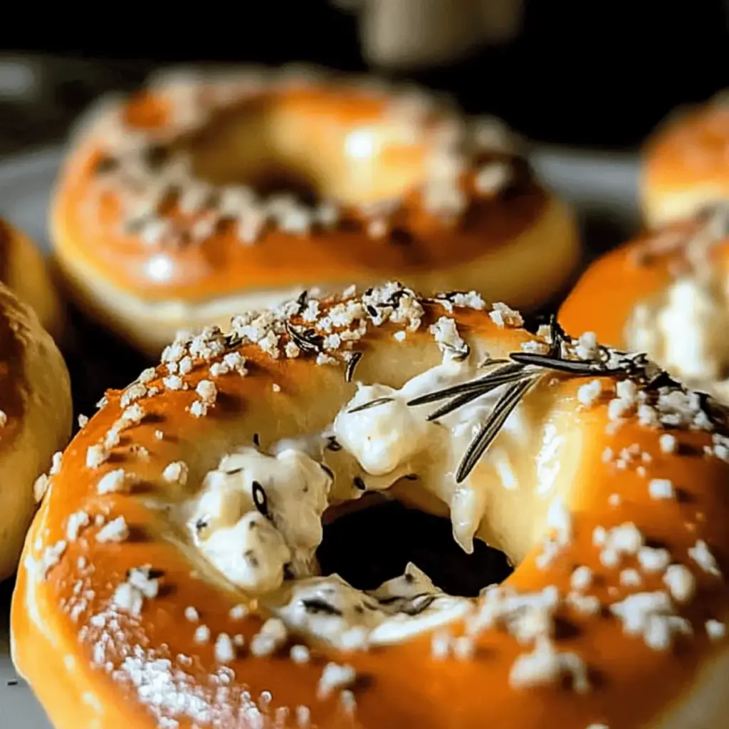 Rosemary Parmesan Mozzarella Pretzels