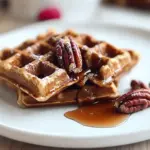 Crispy Gingerbread Waffles