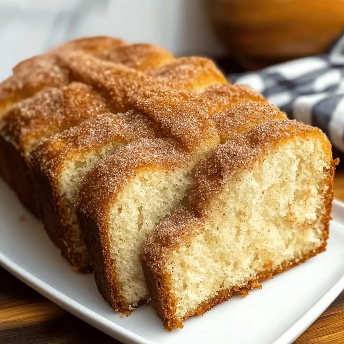 Cinnamon Sugar Donut Bread
