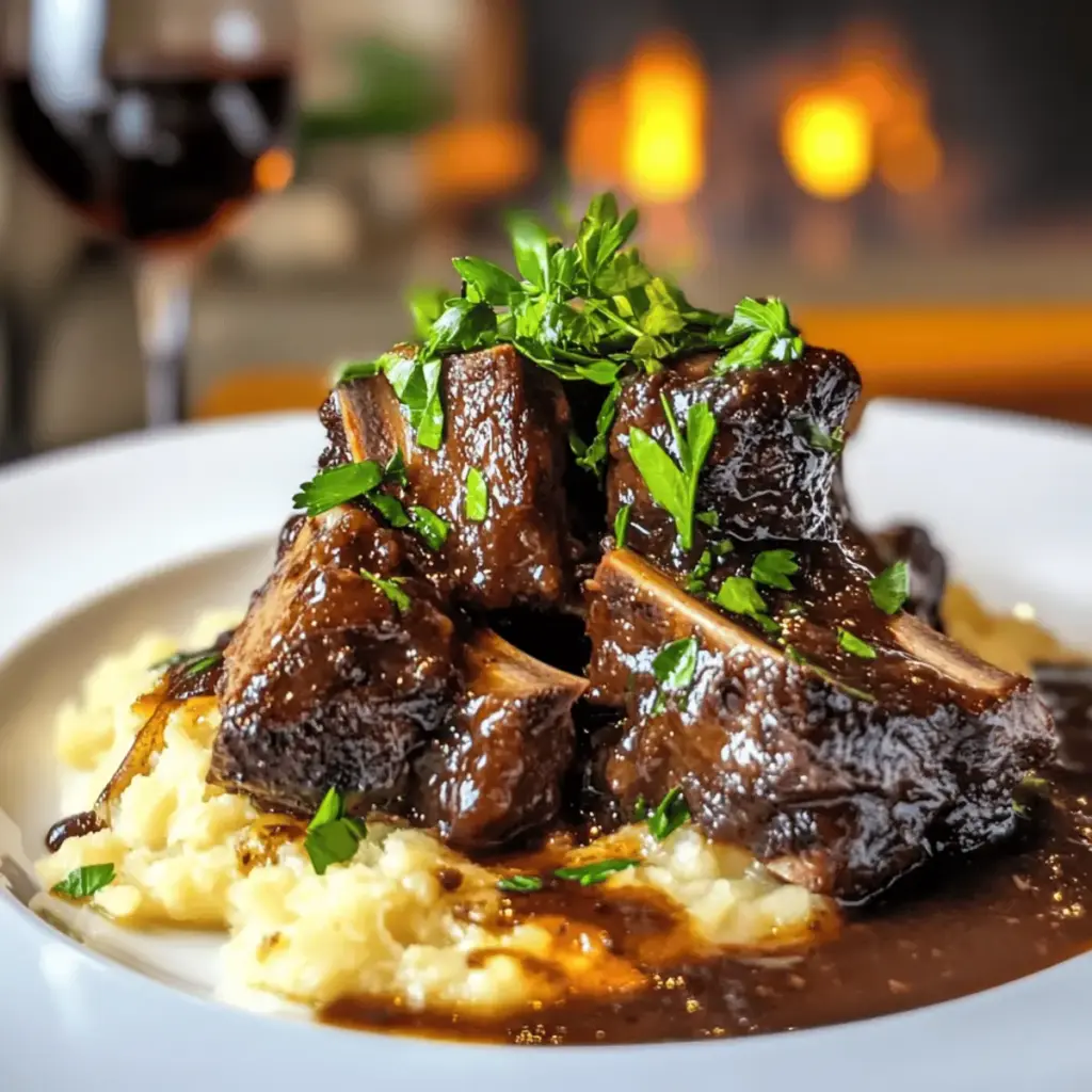 Red Wine Braised Beef Short Ribs