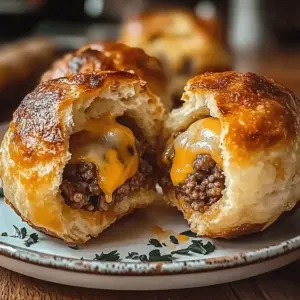 Cheeseburger Garlic Bombs