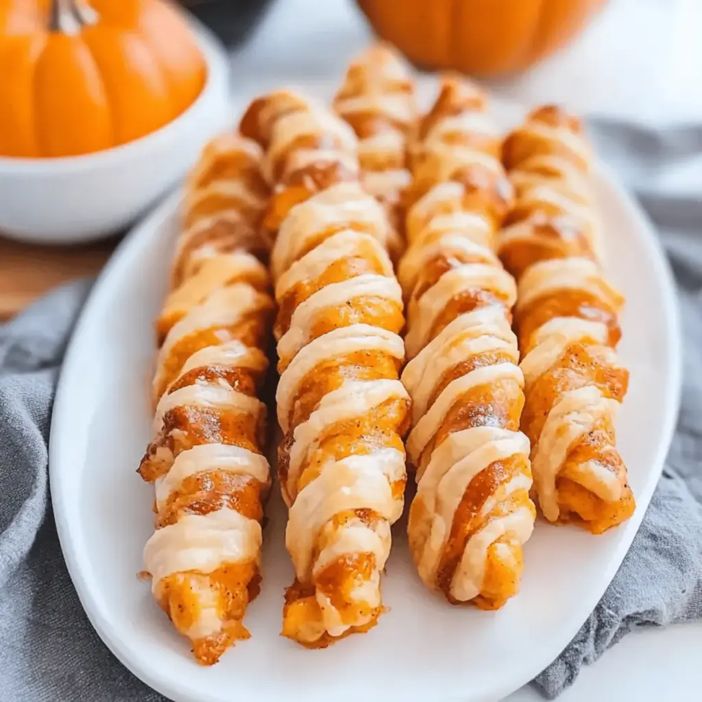 Air Fryer Pumpkin Pie Twists