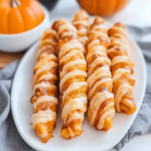 Air Fryer Pumpkin Pie Twists