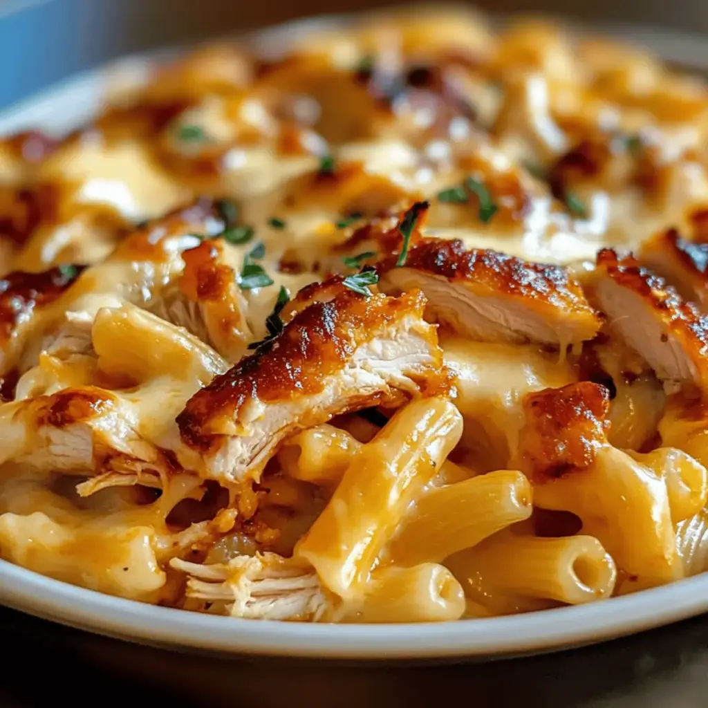 BBQ Chicken Mac and Cheese