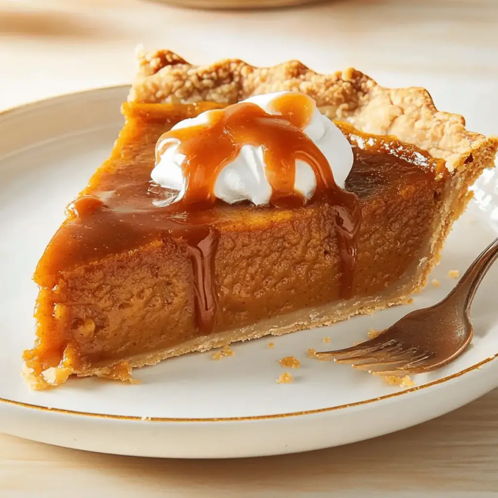 Caramel Pumpkin Pie